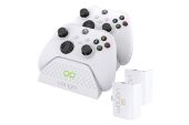 Venom VS2871 Xbox Series X & S - Fehér Dupla Töltőállomás + 2db Akkumulátor - 2 év garancia