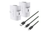 Venom VS2874 Xbox Series S & X - Fehér Magas Kapacítású (1100mAh) Akkucsomag (2 db) + 3 méter Töltőkábel - 1 év garancia