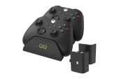 Venom VS2881 Xbox Series X & S - Fekete Dupla Töltőállomás + 2 db Akkumulátor - 2 év garancia - Kontroller töltő