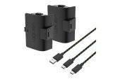Venom VS2883 Xbox Series S & X - Fekete Magas Kapacítású (1100mAh) Akkucsomag (2 db) + 3 méter Töltőkábel - 1 év garancia