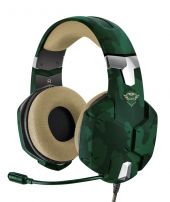 Trust GXT 322C Carus Jungle Edition Gamer Headset, Stereo, Over-Ear, mikrofonos, 3.5mm jack, vezetékes