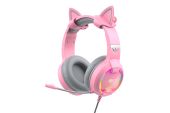Havit Gamenote H2233d Gamer Headset, Stereo, Over-Ear, mikrofonos, cicafüles, RGB, 3.5mm jack, vezetékes