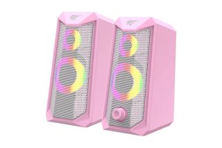 Havit SK202 - Pink - RGB Számítógépes Hangszórók 2.0 - 1 év garancia