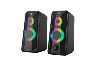 Havit SK202 - Fekete - RGB Számítógépes Hangszórók - 1 év garancia