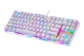 Motospeed K87S - Fehér - Blue Switch - Mechanikus Gamer Billentyűzet (Angol Kiosztás!) - 1 év garancia - Billentyűzet