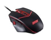 Acer Nitro Gamer Egér, Egyszínű, súlyozható, vezetékes, súlyozható