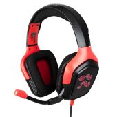 Konix Naruto Akatsuki Gamer Headset, Stereo, Over-Ear, mikrofonos, 3.5mm jack, vezetékes