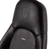 Noblechairs ICON Gaming Szék Alkatrész - PU Műbőr Háttámla - Fekete-Piros - Gamer szék