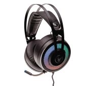 L33T Nebulir Gamer Headset, Stereo, Over-Ear, mikrofonos, RGB, 3.5mm jack, vezetékes