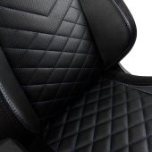 Noblechairs Epic Gamer Szék Alkatrész - PU háttámla - Fekete-Kék varrással, Műbőr