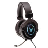 L33T Gjermundbu Gamer Headset, Stereo, Over-Ear, mikrofonos, RGB, 3.5mm jack, vezetékes