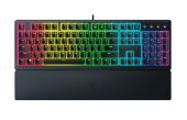 Razer Ornata V3 Gamer Billentyűzet - Angol kiosztás, RGB, Félmechanikus, Normál, csuklótámasz, vezetékes