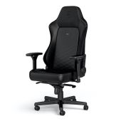 Noblechairs HERO Fekete Gaming Szék, Műbőr, 150 kg, 4D könyöktámasz