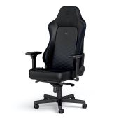 Noblechairs HERO Fekete/Kék Gamer Szék, Műbőr, 150 kg, 4D könyöktámasz