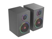 Genesis Helium 300 BT ARGB 2.0 hangszóró - Fekete, bluetooth, Stereo, RGB