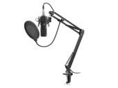 Genesis Radium 300 Stúdió mikrofon XLR fekete, kondenzátoros, XLR, USB