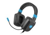 Fury Raptor - Mikrofonos Gamer Fejhallgató (fekete-kék) - 2 év garancia - Headset