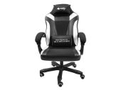 Fury Avenger M+ Gamer Szék - Fekete/Fehér - 2 év garancia - Gamer szék