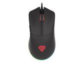 Genesis Krypton 290 Gamer egér - Fekete, RGB, vezetékes