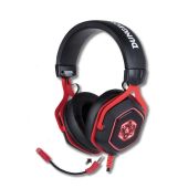 Konix - DUNGEONS & DRAGONS 7.1 Vezetékes Gaming Headset - D20 - Fekete-Piros - 3 év garancia - Headset