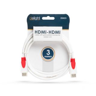 Delight HDMI - HDMI v2.0 kábel 3m