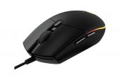 Logitech G203 LIGHTSYNC - Fekete Gamer Egér, RGB, vezetékes