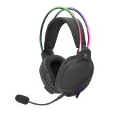 White Shark OX Gamer Headset nal, Stereo, Over-Ear, mikrofonos, RGB, USB, vezetékes