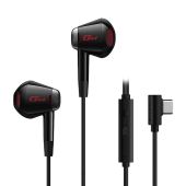 Edifier GM180 Plus Vezetékes fülhallgató mikrofonnal - Fekete - Headset