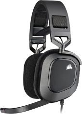 Corsair HS80 Gamer Headset, Stereo, Over-Ear, mikrofonos, RGB, USB, vezetékes