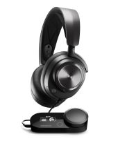 SteelSeries Arctis Nova Pro X Gamer Headset, Virtual surround, Over-Ear, mikrofonos, USB, vezetékes