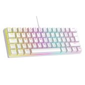 Rampage Plower K60 Blue Switch Gamer billentyűzet - Fehér - US Angol - Billentyűzet