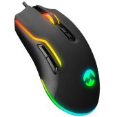 Everest SM-G14 DUSK fekete RGB Gamer Egér - Egér