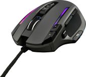 The G-Lab Kult Nitrogen Core Gamer Egér - Szürke, RGB, súlyozható, vezetékes