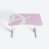 AROZZI ARENA FRATELLO Gaming Asztal - Fehér/Pink - Gamer asztal