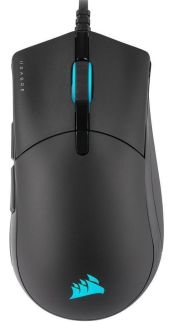 CORSAIR Sabre RGB Pro Champion Gaming Egér - RGB - 18 000 DPI - Fekete - 2 év garancia, RGB, vezeték nélküli, wireless