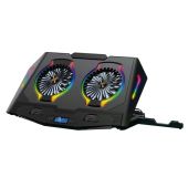 Conceptronic THYIA02B Gamer Hűtőpad 17"-ig, 17col, USB