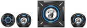 Genius SW-G2.1 1000 2.1 Gamer Hangszóró - Fekete - 2 év garancia, 2.1, LED, jack