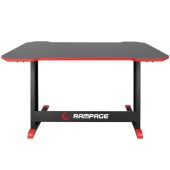 Rampage MR-01 Arena Karbon Gamer Asztal, karbon mintás