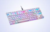 Motospeed CK101 Mechanikus Gamer Billentyűzet - Angol kiosztás, RED switch, RGB, Mechanikus, TKL, anti ghosting, vezetékes