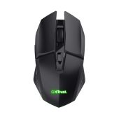 Trust GXT 110 Felox Akkumulátoros Vezeték Nélküli Gaming Egér - Fekete, RGB, vezeték nélküli, wireless