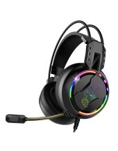 Spirit of Gamer PRO-H7 Gamer Headset, Virtual surround, Over-Ear, mikrofonos, RGB, 3.5mm jack, vezetékes