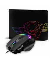 Spirit of Gamer PRO-M3 RGB Vezetékes gamer egér + egérpad, RGB, vezetékes