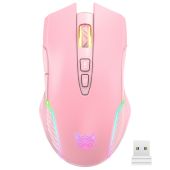 Onikuma CW905 2.4G Vezeték nélküli Gaming egér - Pink - Egér