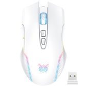 Onikuma CW905 2.4G Vezeték nélküli Gaming egér - Fehér - Egér