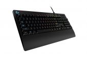 Logitech G213 Prodigy Gamer Billentyűzet - Magyar Kiosztás, RGB, Membrános, Normál, anti ghosting, csuklótámasz, vezetékes