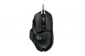 Logitech G502 HERO - Fekete - Teljesítményre Hangolt Gamer Egér, RGB, súlyozható, vezetékes
