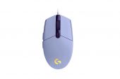 Logitech G102 LIGHTSYNC - Lila - Gamer Egér, RGB, vezetékes