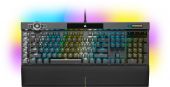 CORSAIR K100 RGB OPX Optikai-mechanikus Gaming Billentyűzet - Fekete - US kiosztás - 2 év garancia - Billentyűzet