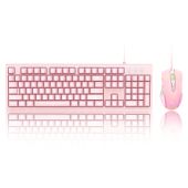 Onikuma G25+CW905 Gaming billentyűzet + egér csomag - Pink - Billentyűzet