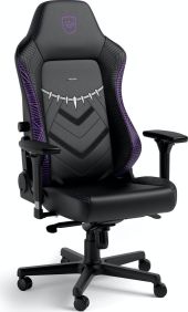 Noblechairs Gamer Szék - Black Panther Kiadás - PU Bőr - Fekete-Lila - 2 év Garancia - Gamer szék